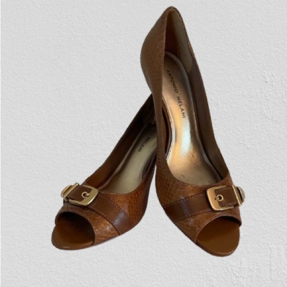 Antonio Melani Brown Classic Heels